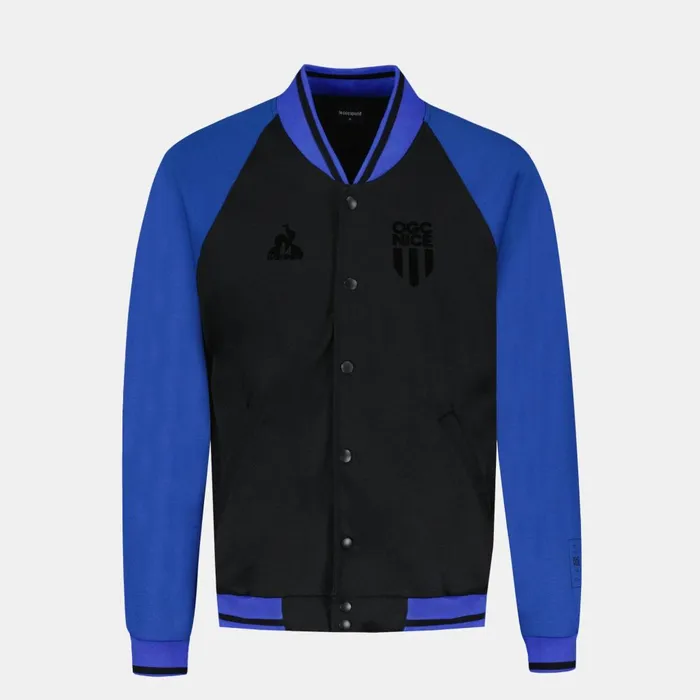 Sweatshirts Men Le Coq Sportif OGC Nice ZipUp Sweatshirtshirt