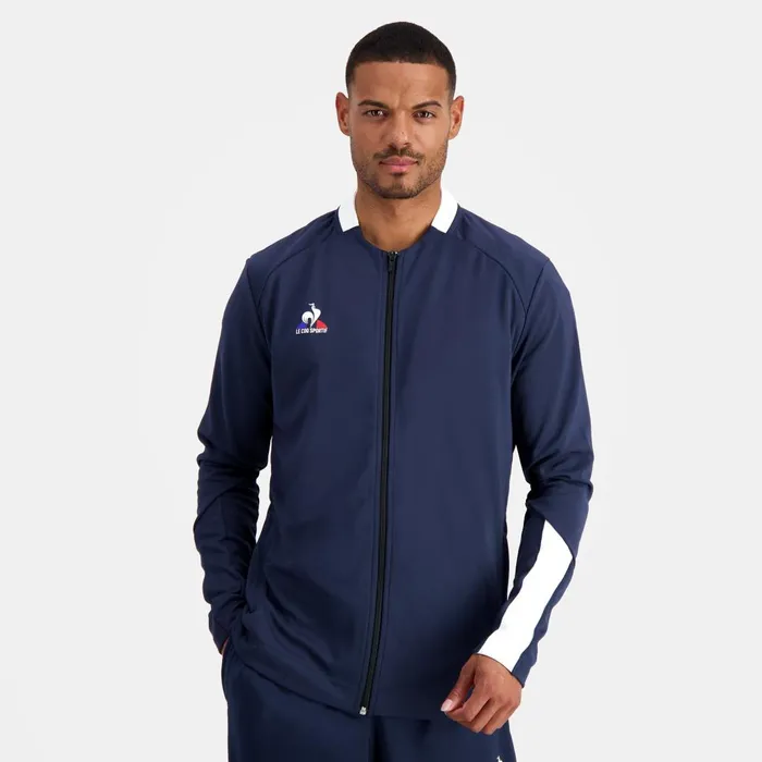 Sweatshirts Men Le Coq Sportif Training ZipUp Sweatshirtshirt Dress Blues