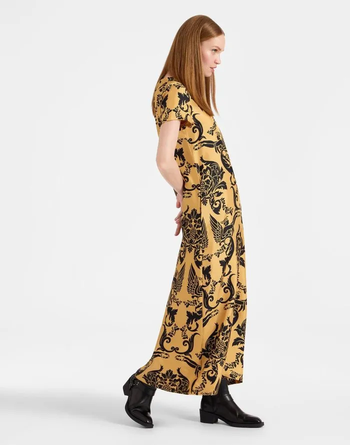 Swing Dress Cherubs Gold Women La Double J Dresses