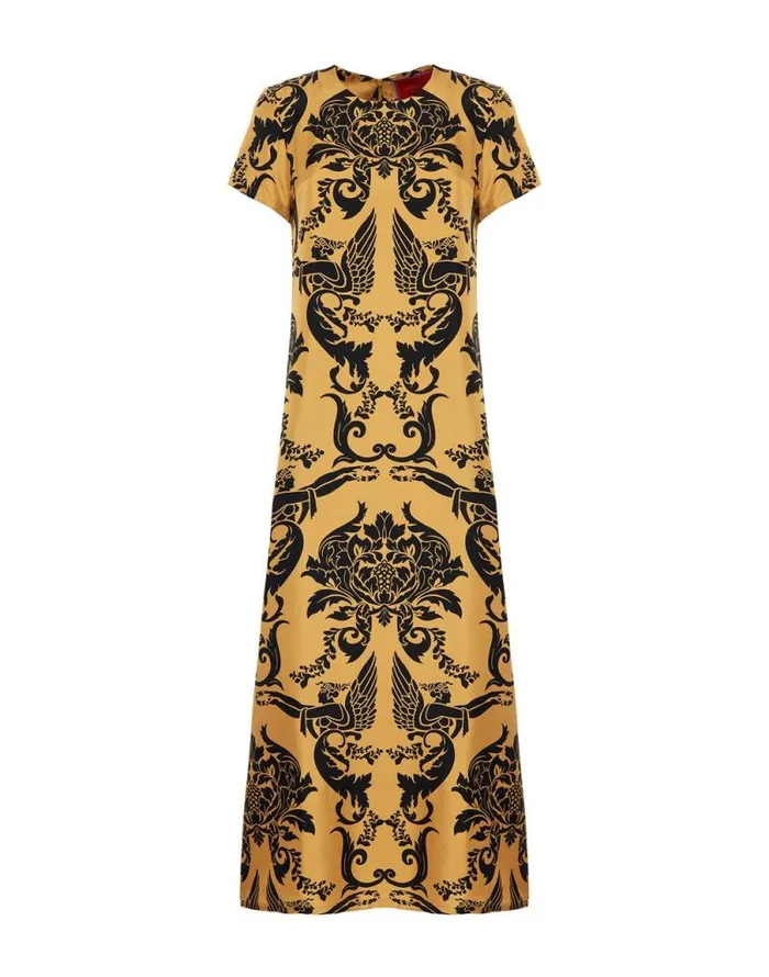 Swing Dress Cherubs Gold Women La Double J Dresses