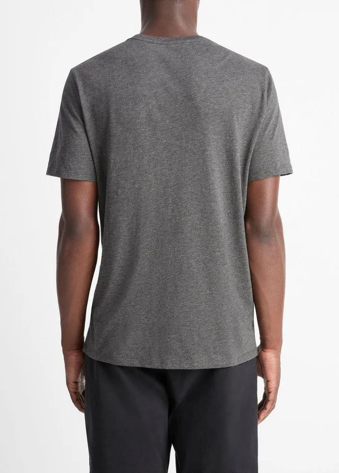TShirts and Polos Men Vince Pima Cotton Crew Neck TShirt Heather Carbon TShirts and Polos Men Vince Pima Cotton Crew Neck TShirt Heather Carbon
