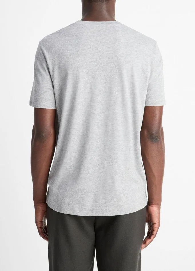 TShirts and Polos Men Vince Pima Cotton VNeck TShirt Heather Steel TShirts and Polos Men Vince Pima Cotton VNeck TShirt Heather Steel