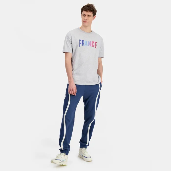 Tshirts And Tops Men Le Coq Sportif France039s Olympic Team TShirt Gris Chin Clair