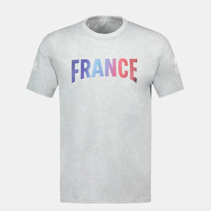 Tshirts And Tops Men Le Coq Sportif France039s Olympic Team TShirt Gris Chin Clair