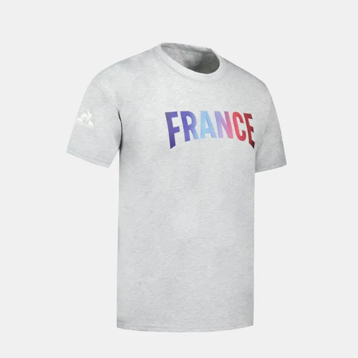 Tshirts And Tops Men Le Coq Sportif France039s Olympic Team TShirt Gris Chin Clair