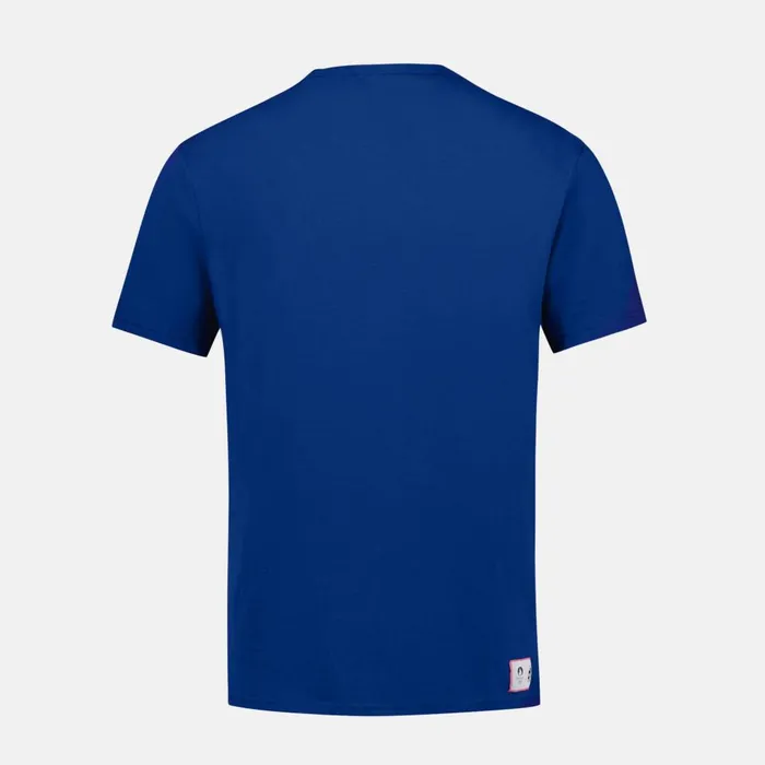 Tshirts And Tops Men Le Coq Sportif Paris 2024 Tshirt Homme Blue Depths