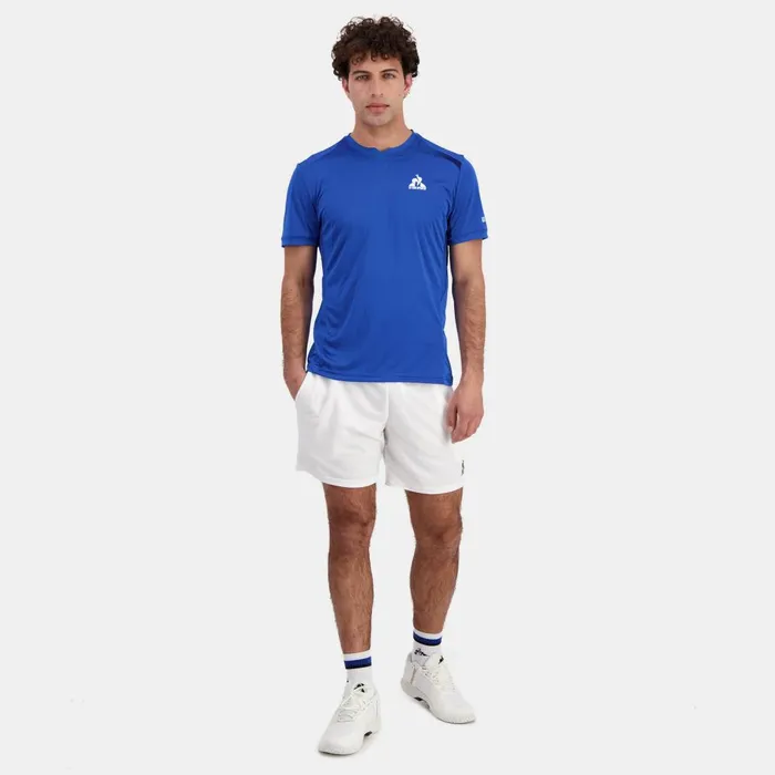 Tshirts And Tops Men Le Coq Sportif Performance Tennis TShirt Lapis Blue