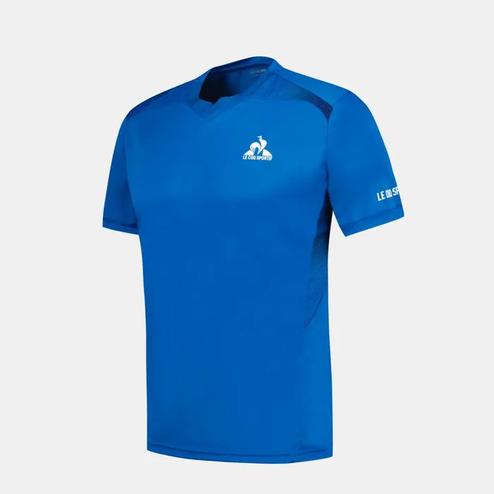 Tshirts And Tops Men Le Coq Sportif Performance Tennis TShirt Lapis Blue