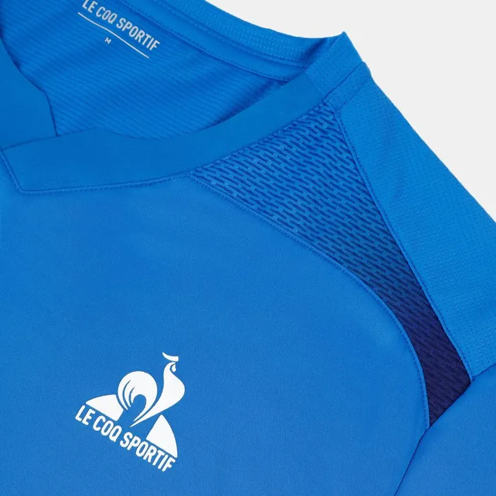 Tshirts And Tops Men Le Coq Sportif Performance Tennis TShirt Lapis Blue