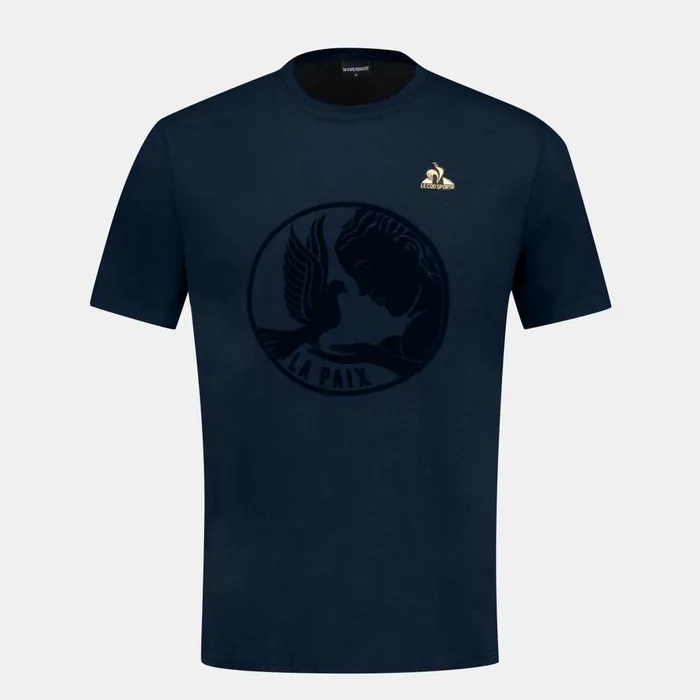 Tshirts And Tops Men Le Coq Sportif Tshirt Motif La Paix Homme Sky Captain