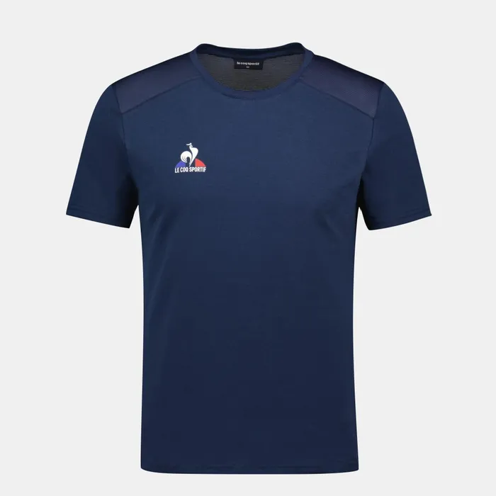 Tshirts And Tops Men Le Coq Sportif Tennis TShirt Dress Blues Tshirts And Tops Men Le Coq Sportif Tennis TShirt Dress Blues