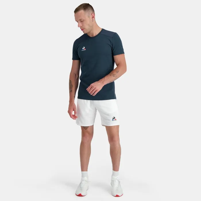 Tshirts And Tops Men Le Coq Sportif Tennis TShirt Dress Blues Tshirts And Tops Men Le Coq Sportif Tennis TShirt Dress Blues