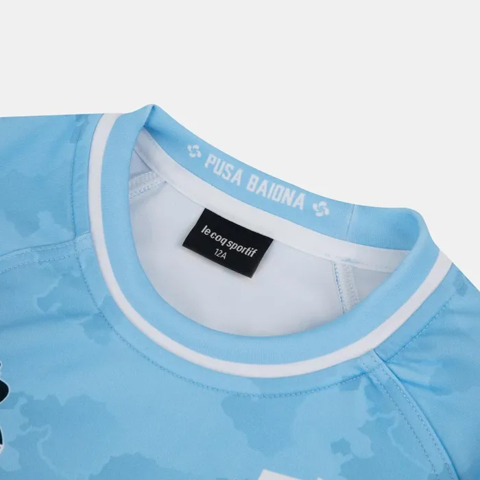 Tshirts Kids Le Coq Sportif Aviron Bayonnais 8211 Match Outfit TShirt Kids Fly Bluenew Optical White