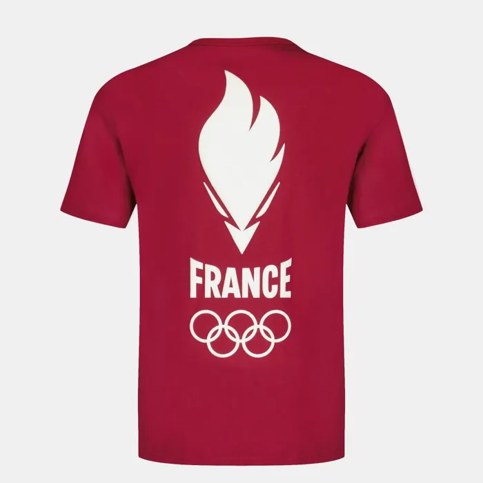 Tshirts Kids Le Coq Sportif France039s Olympic Team TShirt Kids Rio Red