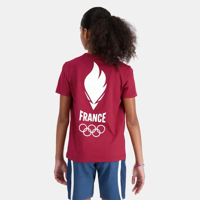 Tshirts Kids Le Coq Sportif France039s Olympic Team TShirt Kids Rio Red