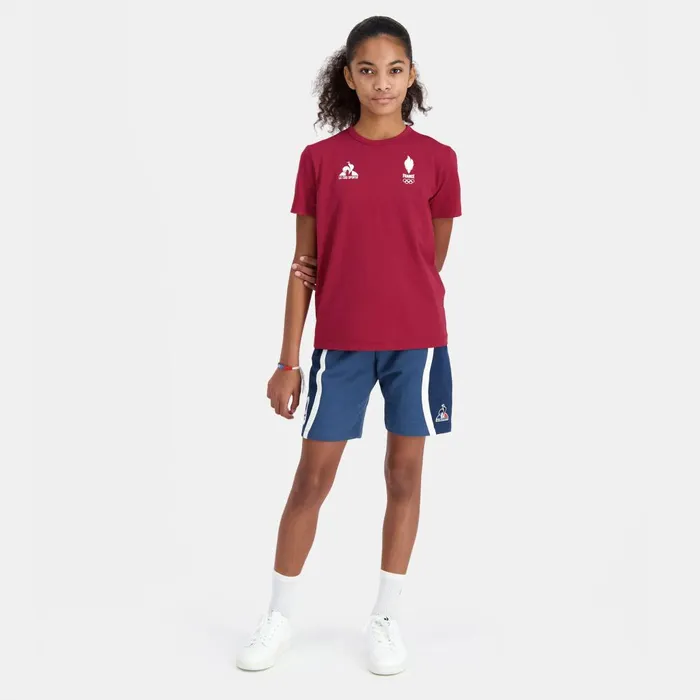 Tshirts Kids Le Coq Sportif France039s Olympic Team TShirt Kids Rio Red