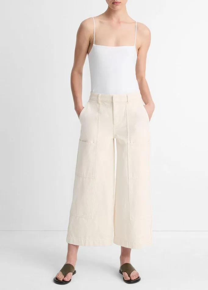 TShirts Women Vince Pima Cotton Camisole Optic White