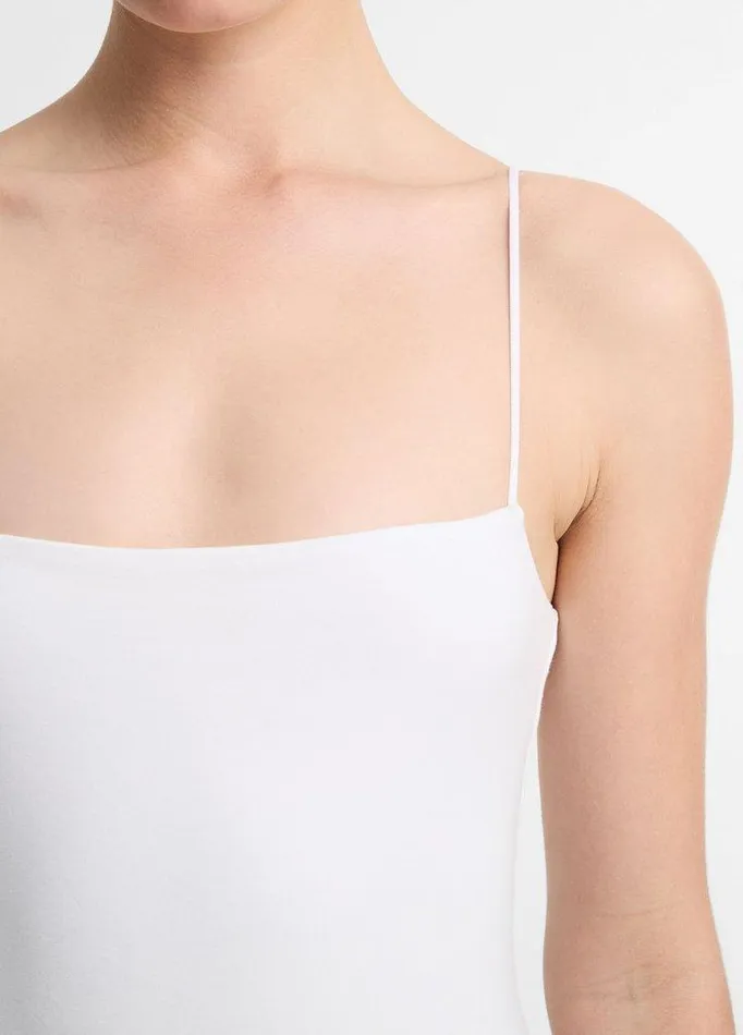 TShirts Women Vince Pima Cotton Camisole Optic White TShirts Women Vince Pima Cotton Camisole Optic White