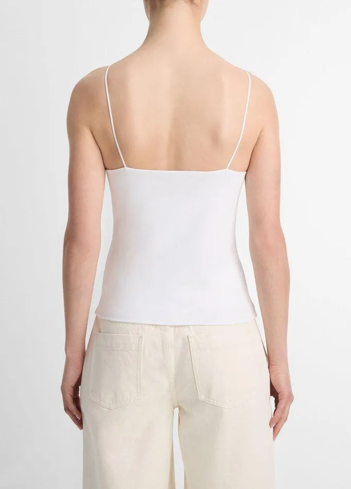 TShirts Women Vince Pima Cotton Camisole Optic White TShirts Women Vince Pima Cotton Camisole Optic White