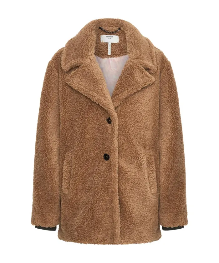 TAN TEDDY COAT Women One Teaspoon Jackets TAN TEDDY COAT Women One Teaspoon Jackets