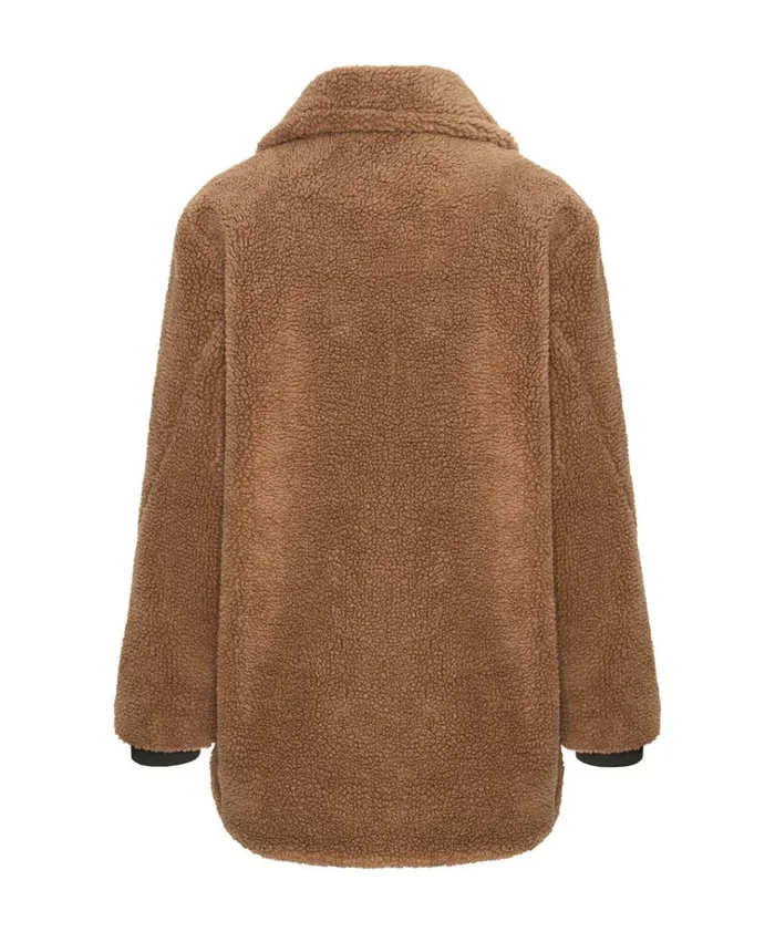 TAN TEDDY COAT Women One Teaspoon Jackets TAN TEDDY COAT Women One Teaspoon Jackets