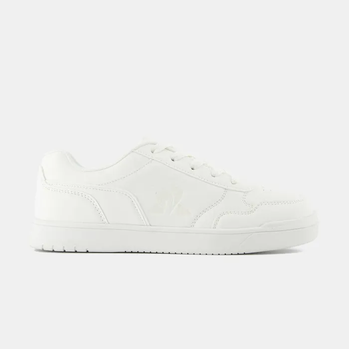 Teenager Kids Le Coq Sportif CHAUSSURES ADO Shoes LCS COURT BREAKER GS Kids Optical White