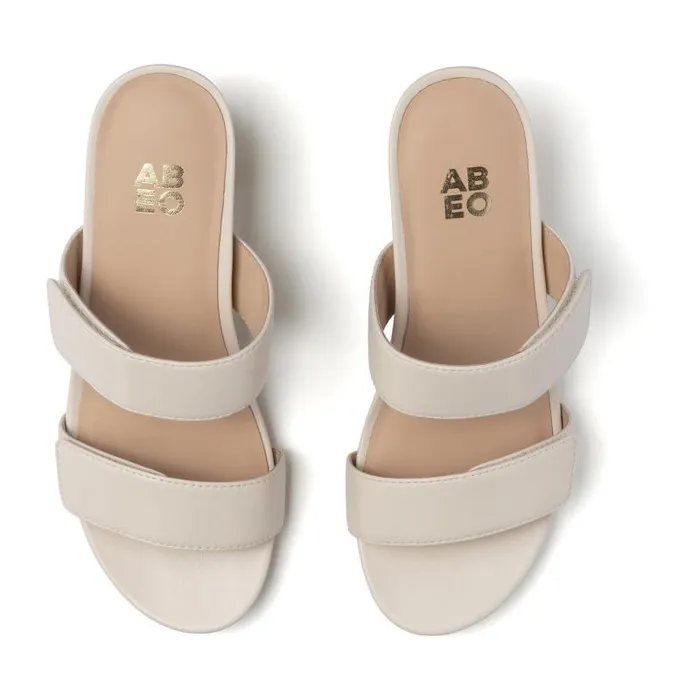 Tempo Slide Metatarsal White Womens Abeo Sandals