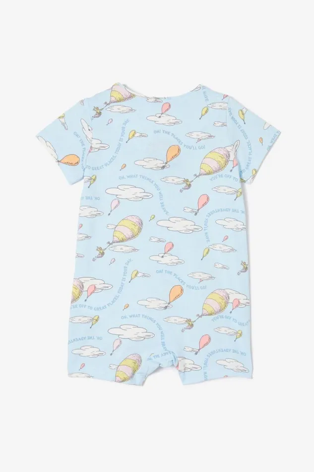 The Billie Short Sleeve Zip Romper License Lcn Drs Frosty Blueoh The Places Baby Cotton On Rompers and Bubbysuits The Billie Short Sleeve Zip Romper License Lcn Drs Frosty Blueoh The Places Baby Cotton On Rompers and Bubbysuits