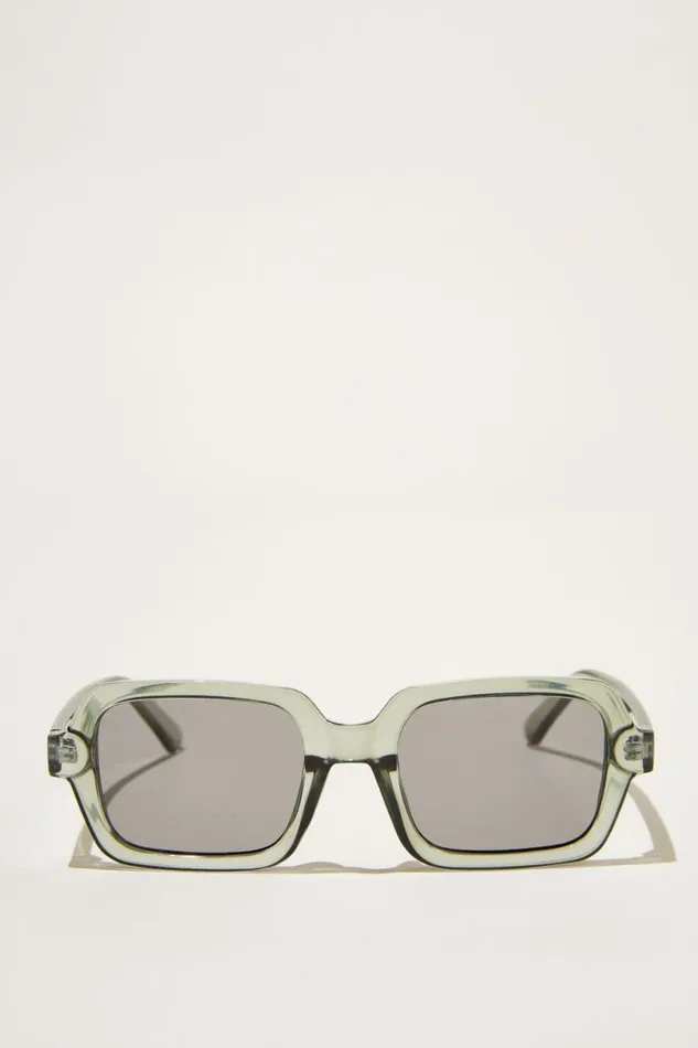 The Cruiser Sunglasses Sage Crystalgrey Men Cotton On Sunglasses