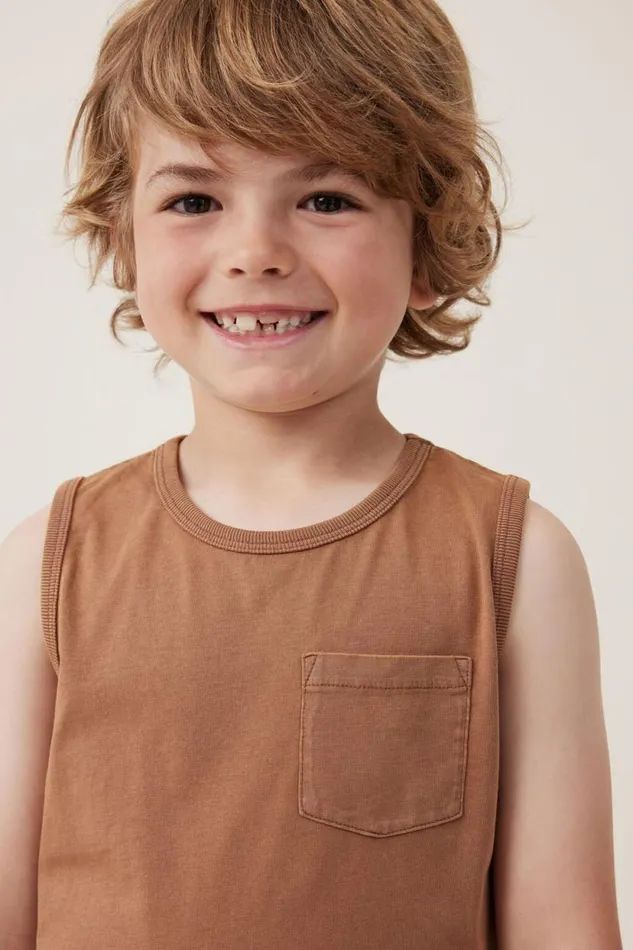 The Essential Tank Coco Jumbo Wash Boys Cotton On Tops and TShirts The Essential Tank Coco Jumbo Wash Boys Cotton On Tops and TShirts