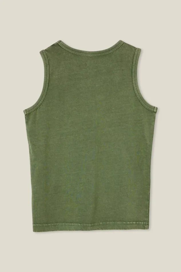 The Essential Tank Swag Green Wash Boys Cotton On Tops and TShirts The Essential Tank Swag Green Wash Boys Cotton On Tops and TShirts