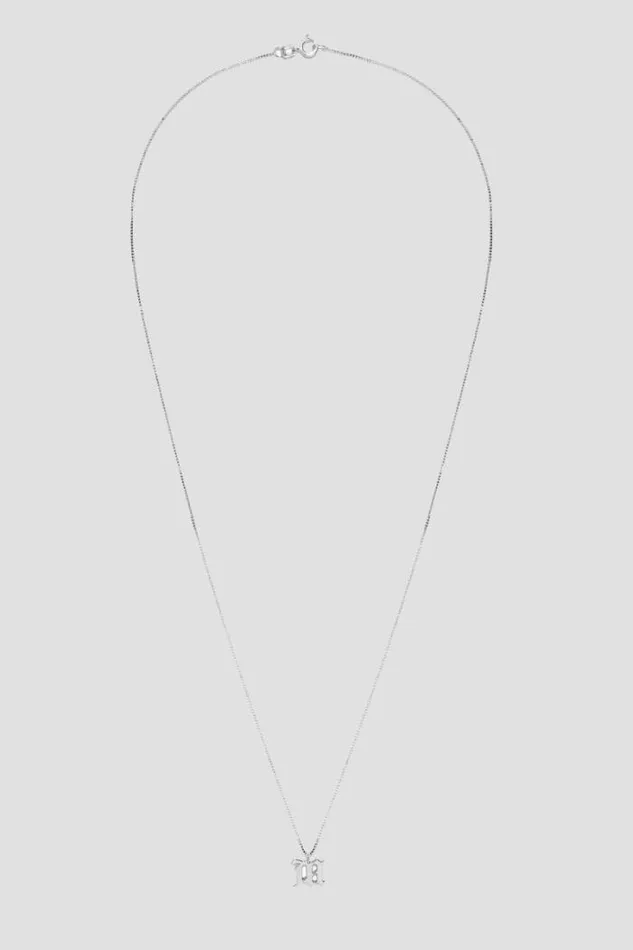 The M Necklace Silver WomenMen MISBHV Jewelry