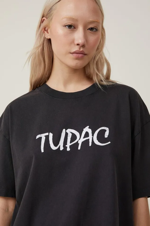 The Oversized Hip Hop Tee Lcn Br Tupac Strictly 4 Myblack Women Cotton On Tops The Oversized Hip Hop Tee Lcn Br Tupac Strictly 4 Myblack Women Cotton On Tops