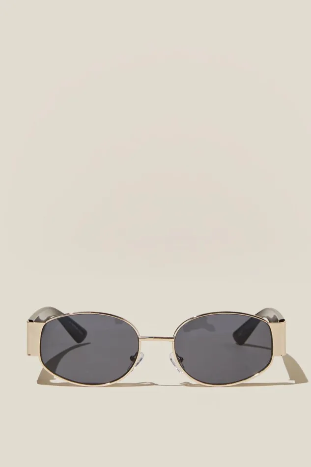 The Seine Sunglasses Goldblack Men Cotton On Sunglasses