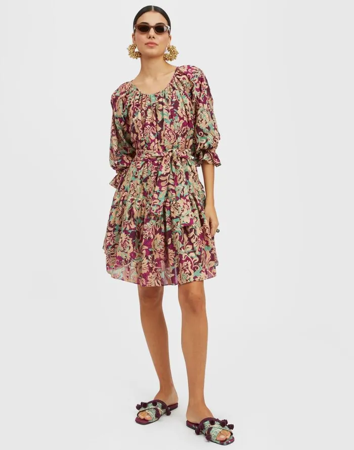 The Uma Mini Dress Lilium Purple Women La Double J Dresses