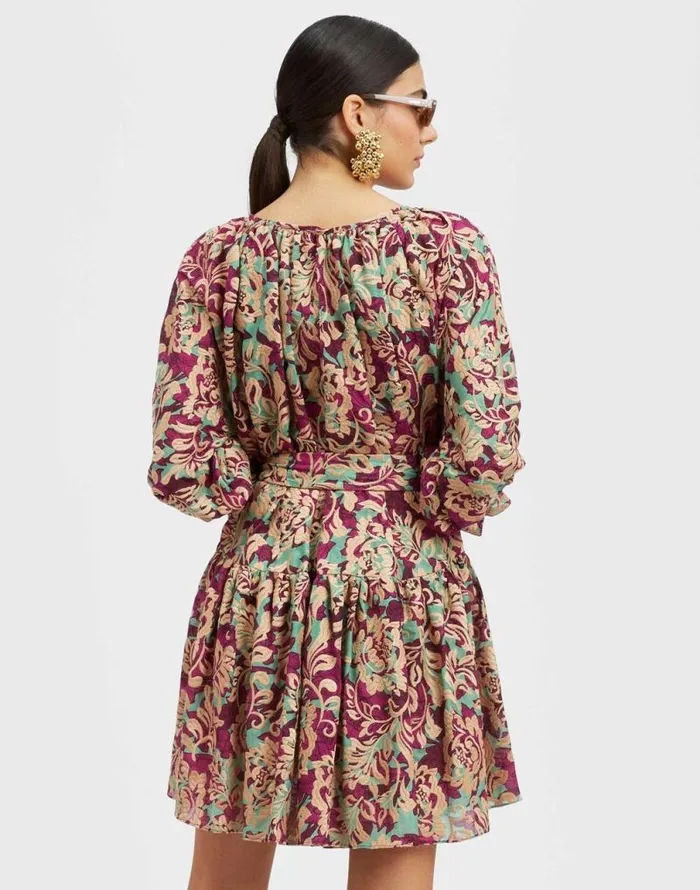 The Uma Mini Dress Lilium Purple Women La Double J Dresses