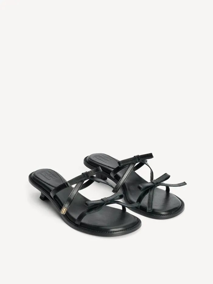 Tianno Leather Sandals Black Women By Malene Birger Shoes