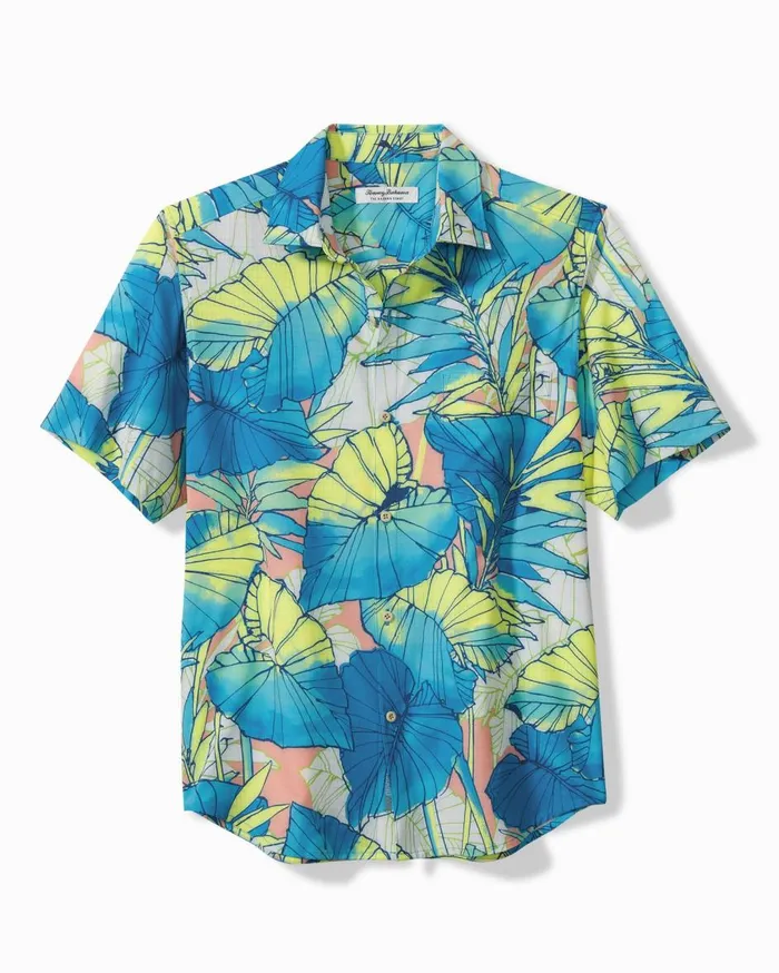 Tommy Bahama Big and Tall Bahama Coast Nuevo Fronds IslandZone ShortSleeve Shirt Julius Big and Tall Shirts