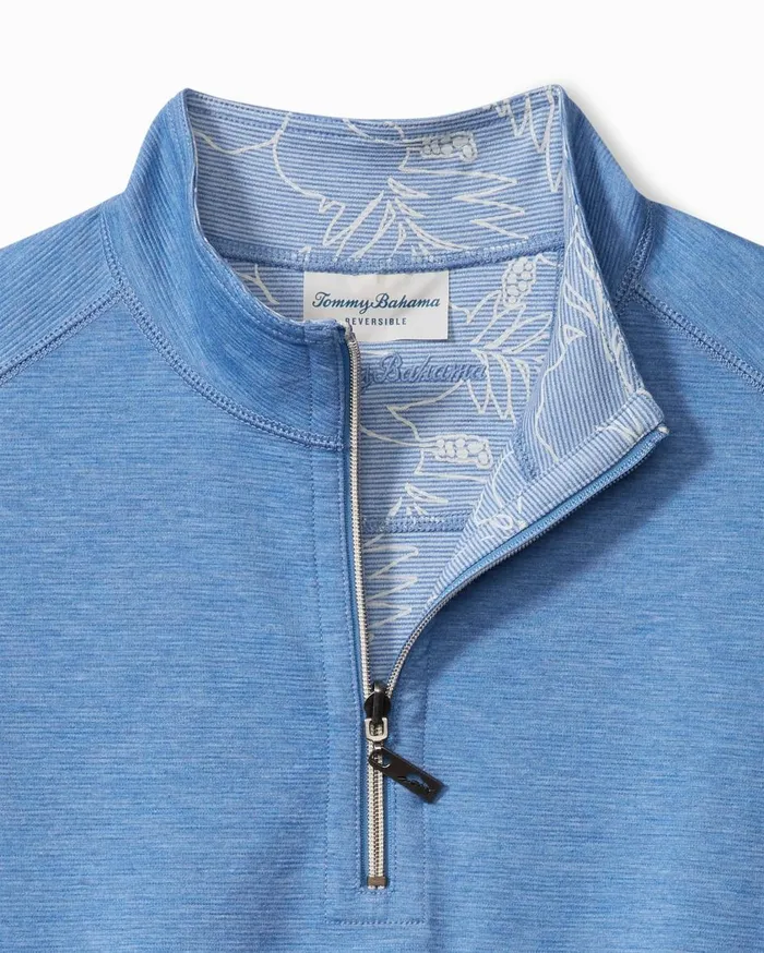 Tommy Bahama Big and Tall Monstera Fade IslandZone HalfZip Sweatshirt Ultimate Gray Big and Tall Sweatshirts and Sweaters Tommy Bahama Big and Tall Monstera Fade IslandZone HalfZip Sweatshirt Ultimate Gray Big and Tall Sweatshirts and Sweaters