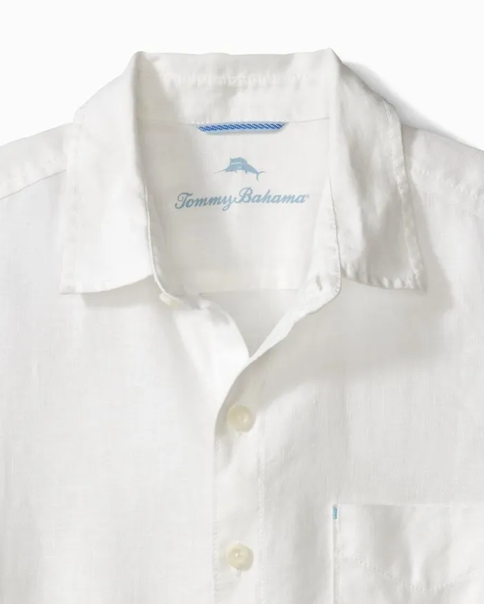 Tommy Bahama Big and Tall Sea Glass Breezer Linen Shirt White Big and Tall Shirts Tommy Bahama Big and Tall Sea Glass Breezer Linen Shirt White Big and Tall Shirts
