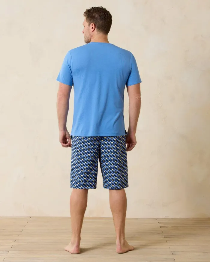 Tommy Bahama Big and Tall ShortSleeve Shirt and Shorts Pajama Set Kingdom Blue Big and Tall Loungewear and Pajamas Tommy Bahama Big and Tall ShortSleeve Shirt and Shorts Pajama Set Kingdom Blue Big and Tall Loungewear and Pajamas