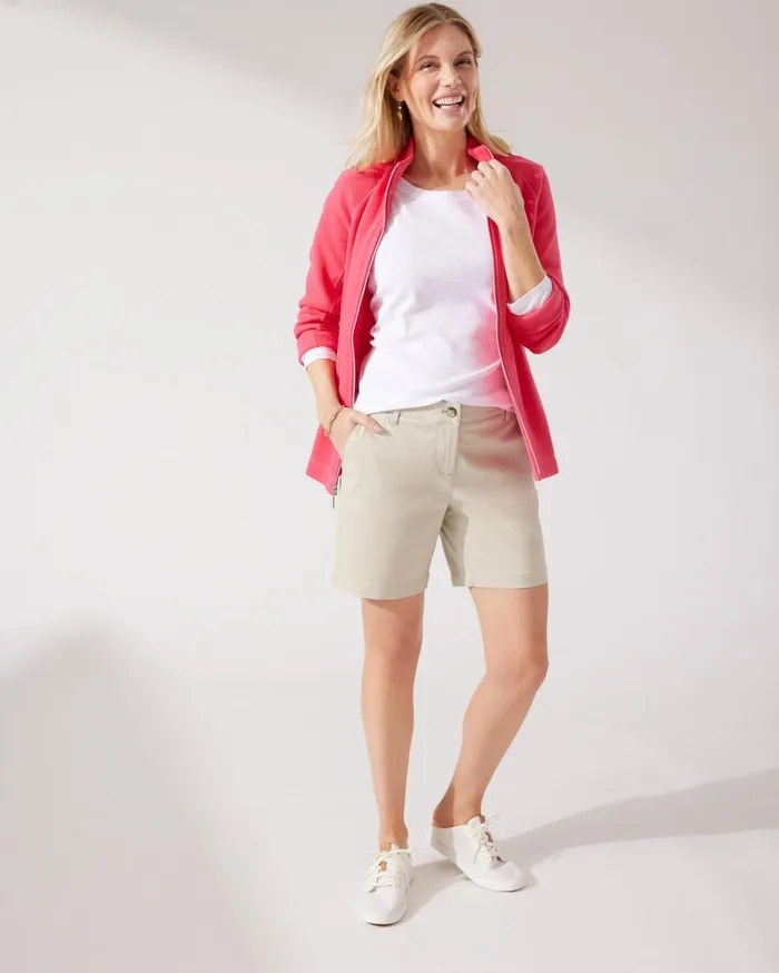 Tommy Bahama Boracay 10Inch Bermuda Shorts Ocean Clouds Women Shorts