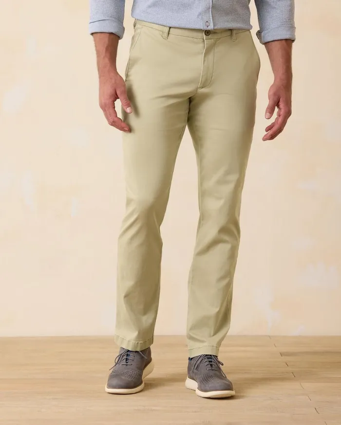 Tommy Bahama Boracay FlatFront Chino Pants Khaki Men Pants and Chinos