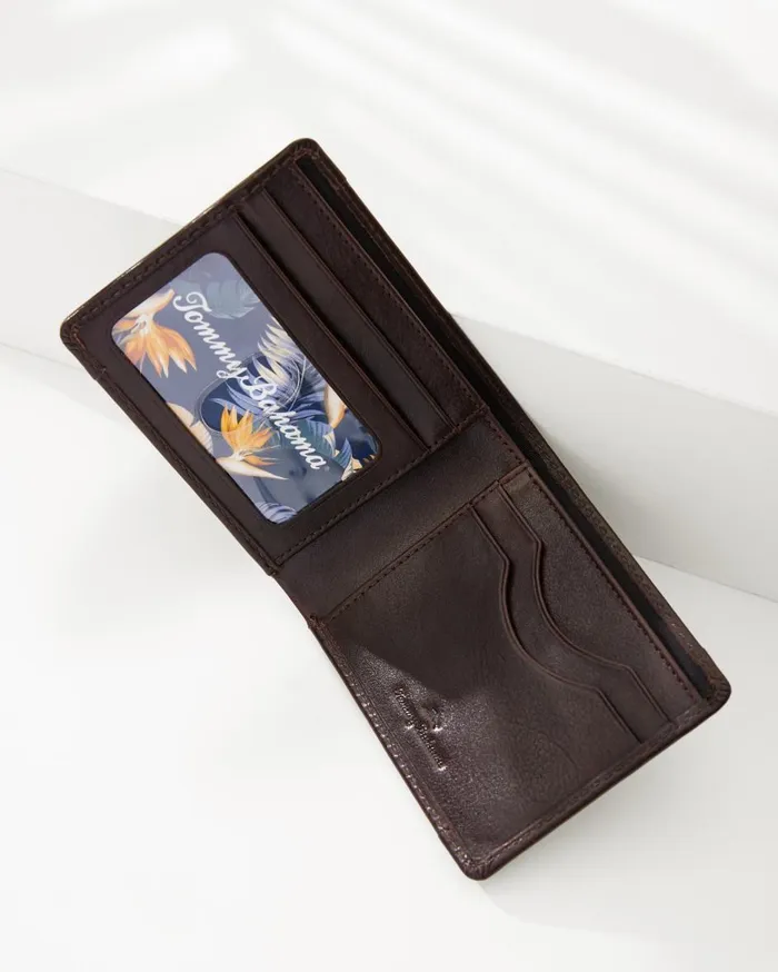 Tommy Bahama Contrast Binding Slimfold Wallet Navybrown MenBig and Tall Wallets and Accessories Tommy Bahama Contrast Binding Slimfold Wallet Navybrown MenBig and Tall Wallets and Accessories