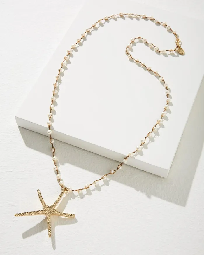 Tommy Bahama Crystal Collection Starfish Pendant Necklace Gold Women Jewelry Collections Tommy Bahama Crystal Collection Starfish Pendant Necklace Gold Women Jewelry Collections