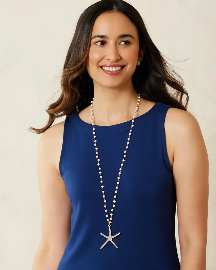 Tommy Bahama Crystal Collection Starfish Pendant Necklace Gold Women Jewelry Collections Tommy Bahama Crystal Collection Starfish Pendant Necklace Gold Women Jewelry Collections