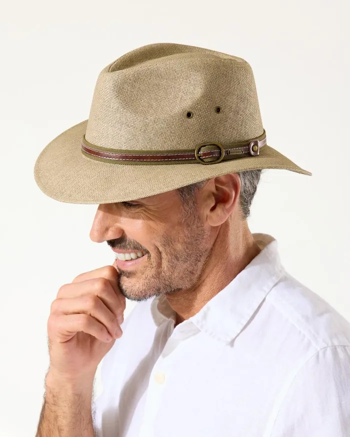 Tommy Bahama Edward Drover Hat Stone MenBig and Tall Hats and Caps