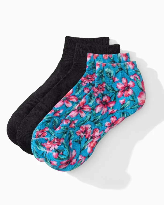 Tommy Bahama IslandZone Performance Athletic Socks 2 Pack Assorted Women Shoes and Sandals Tommy Bahama IslandZone Performance Athletic Socks 2 Pack Assorted Women Shoes and Sandals