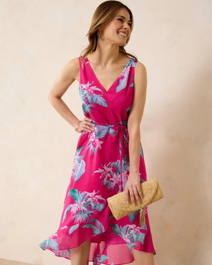 Tommy Bahama La Brisa Blooms Sleeveless Maxi Dress Glowing Azalea Women Dresses Tommy Bahama La Brisa Blooms Sleeveless Maxi Dress Glowing Azalea Women Dresses