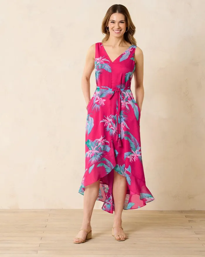 Tommy Bahama La Brisa Blooms Sleeveless Maxi Dress Glowing Azalea Women Dresses Tommy Bahama La Brisa Blooms Sleeveless Maxi Dress Glowing Azalea Women Dresses